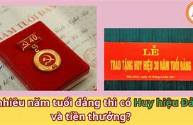 50 Năm Tuổi Đảng Được Thưởng Bao Nhiêu Tiền