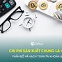 Tổng Chi Phí Bao Gồm Những Gì